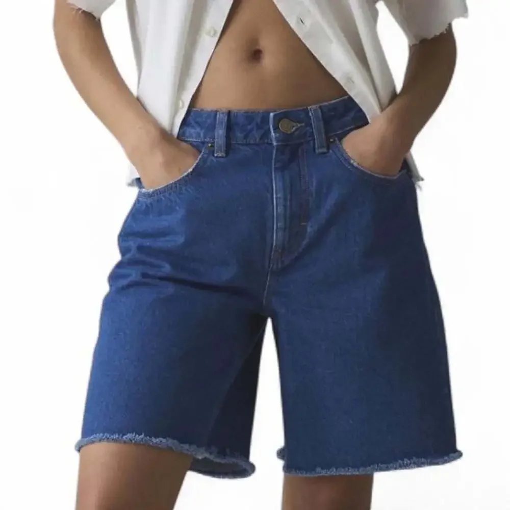 BDG Urban Outfitters Long Bermuda Denim Shorts